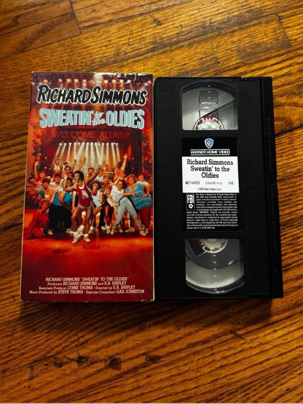 Vintage Richard Simmons Sweatin’ to the Oldies VHS 1988 Workout Exercise Tape